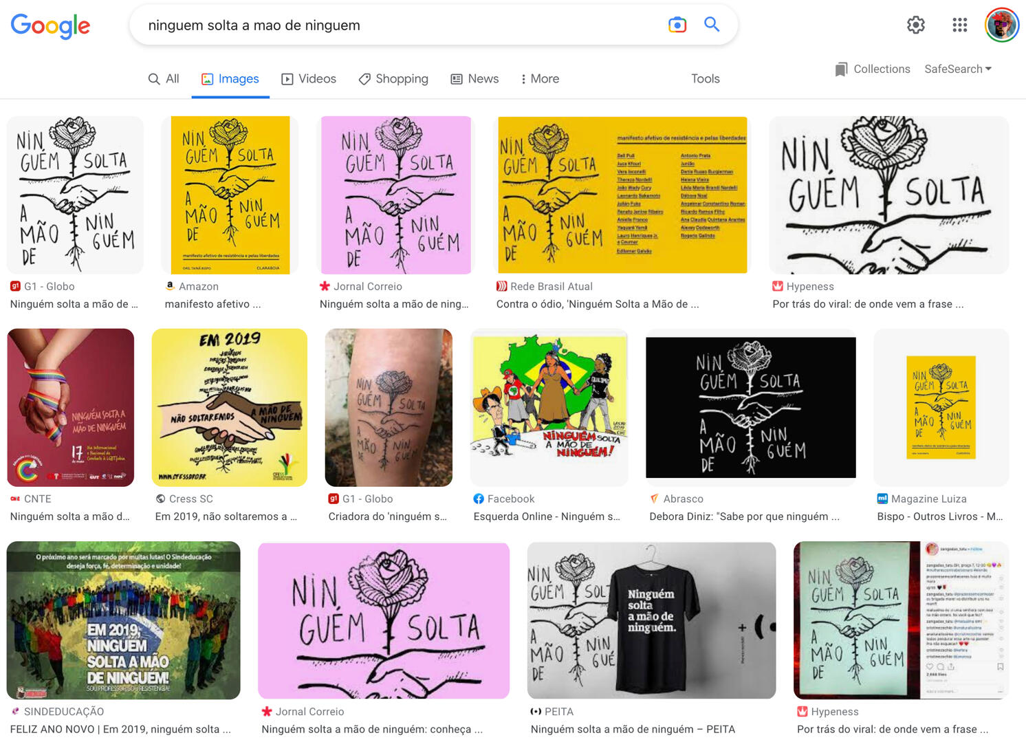 Ninguém Solta a Mão de Ninguém, meme popularizado em 2018 após a eleição de Jair Bolsonaro no Brasil.