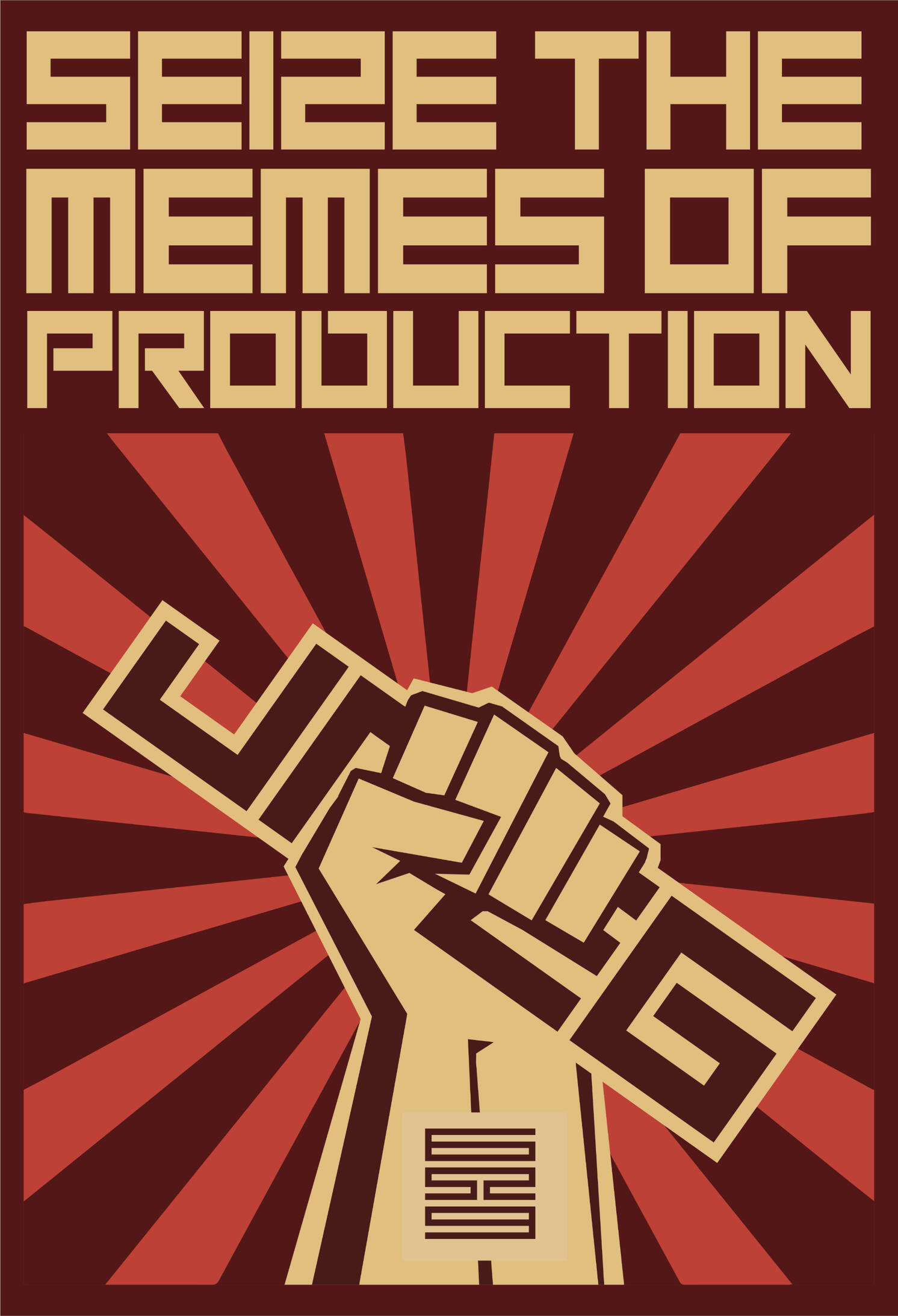 "Tomem os Memes de Produção”. Meme de punk6529 (pseudônimo), um dos maiores filósofos e proponentes da descentralização e do metaverso aberto, ou seja, não controlado por nenhuma empresa, governo ou instituição.